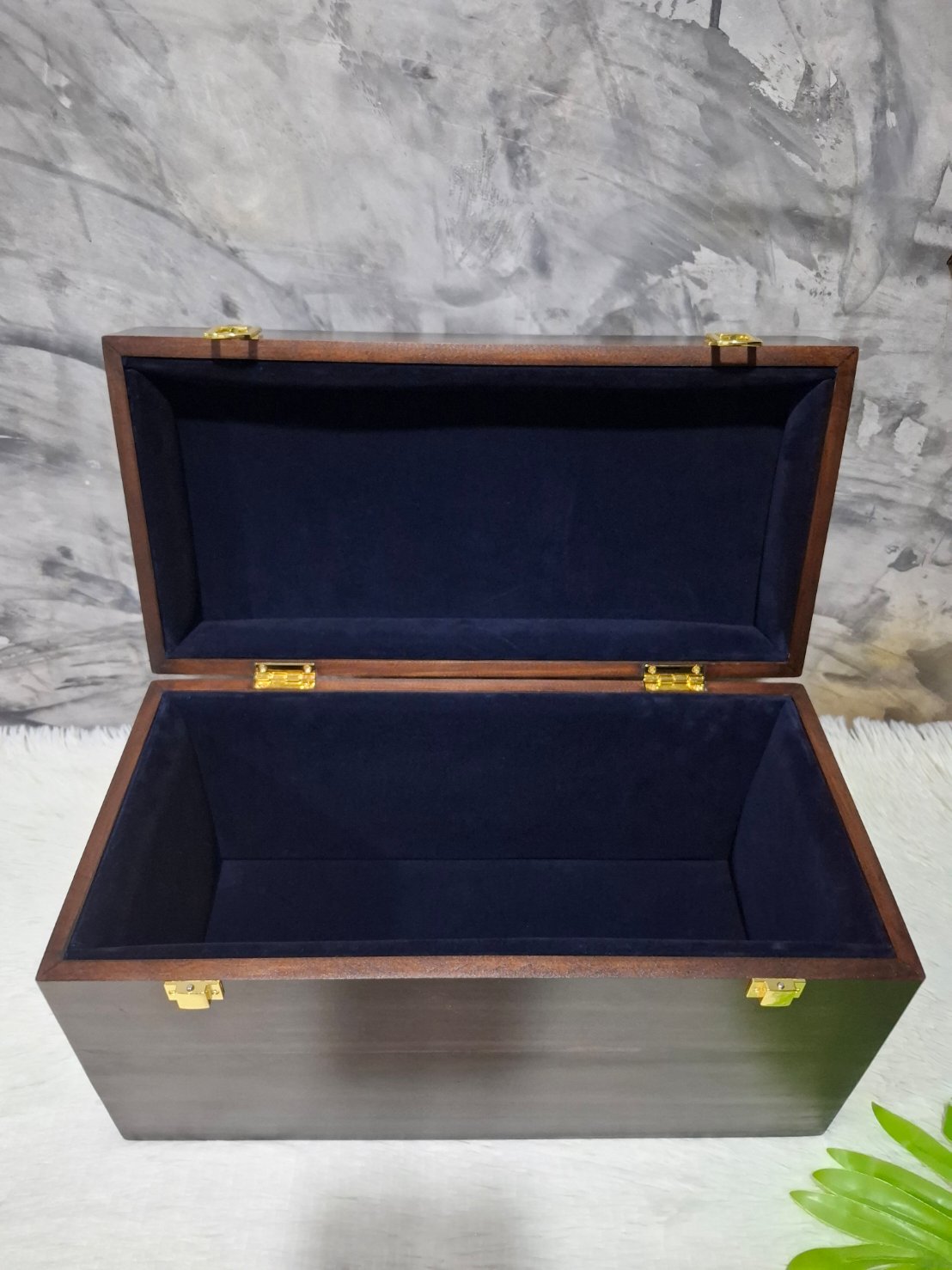 กล่องไม้สนแบบฝาล็อค