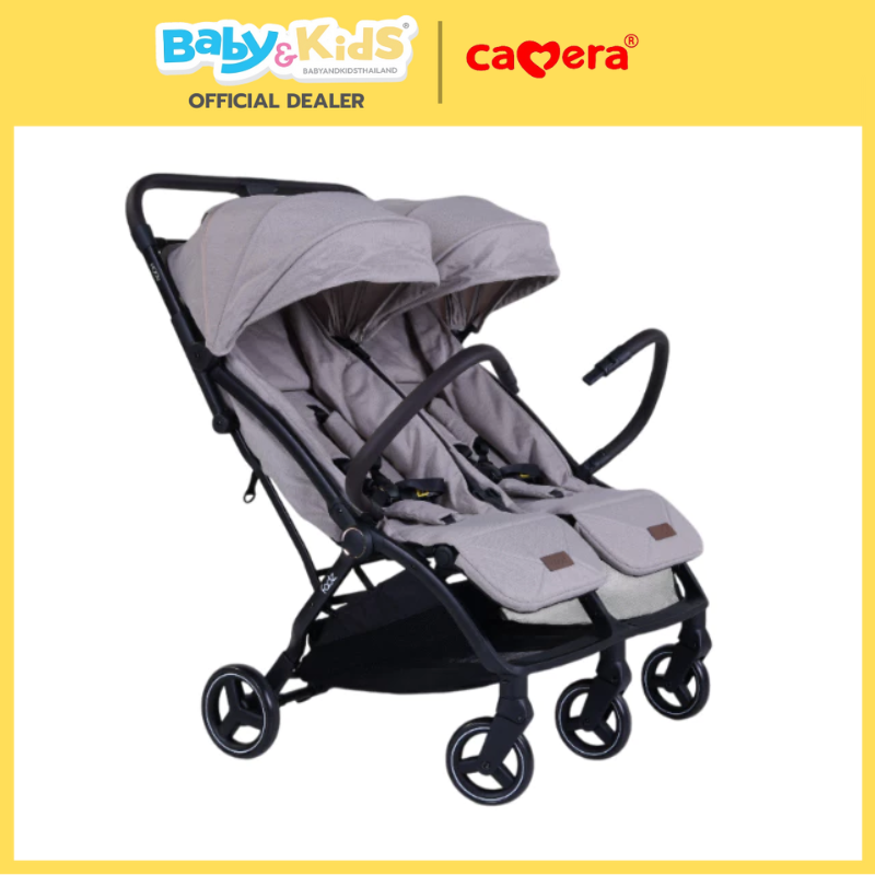 Camera รถเข็นเด็กแฝด รุ่น HOOV FADZ | รถเข็นสำหรับเด็กแฝด รถเข็นคู่แฝด รถเข็นพี่น้อง พับได้เล็กมาก