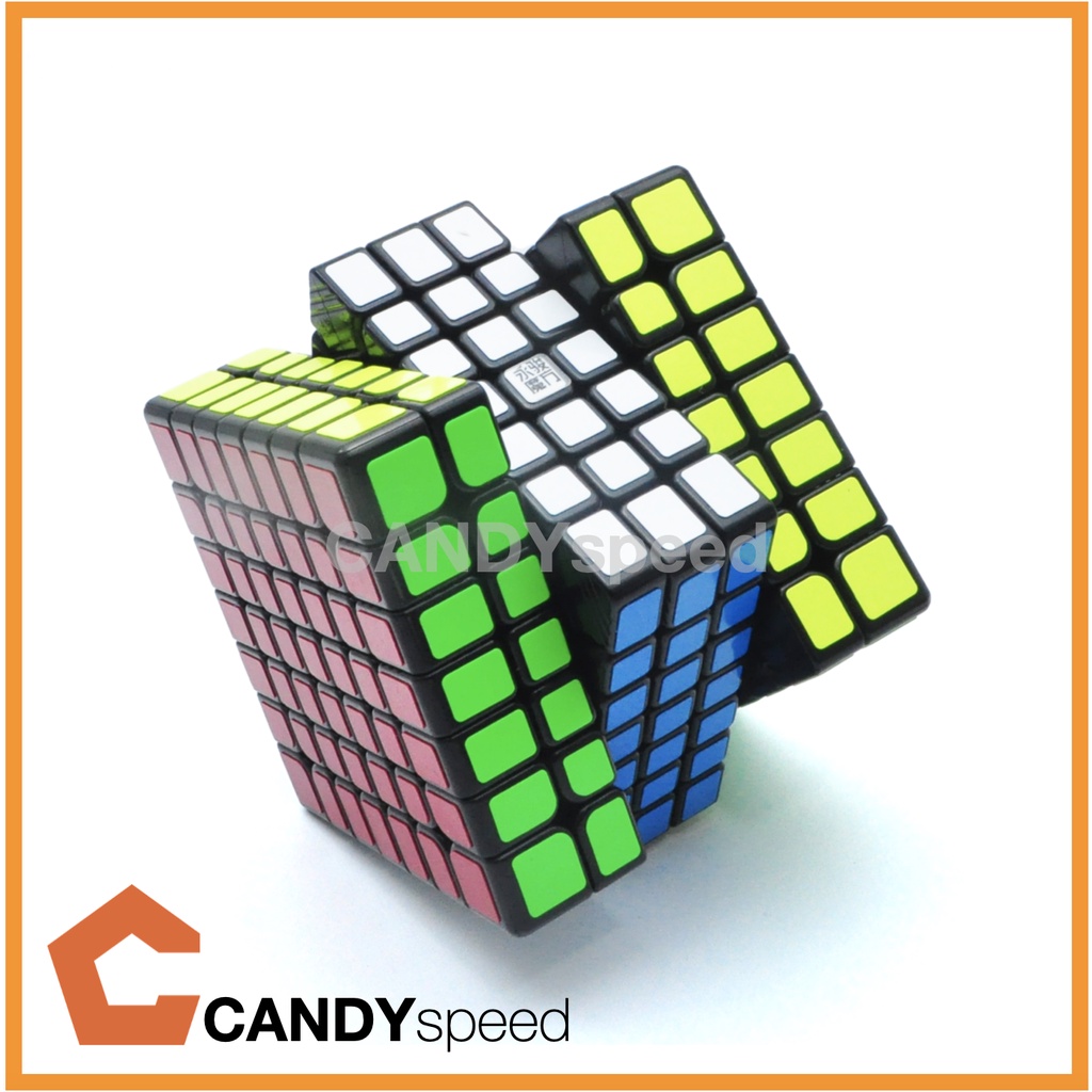 รูบิค 7x7 Rubik YJ YuFu V2 M 7x7 Black มีแม่เหล็ก | By CANDYspeed