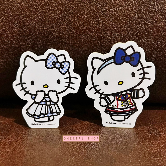 สติกเกอร์อเนกประสงค์ ลาย AKB48 x Hello Kitty มี 2 ใบในเซ็ต ขนาด 6 x 5 ซม มี 4 แบบให้เลือก