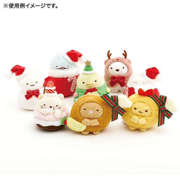 ตุ๊กตาตัวเล็ก Sumikko Gurashi Home Christmas ไซส์ SS มีห่วงไว้ห้อยสายคล้องหรือพวงกุญแจด้านบนได้ มี 4 แบบให้เลือก