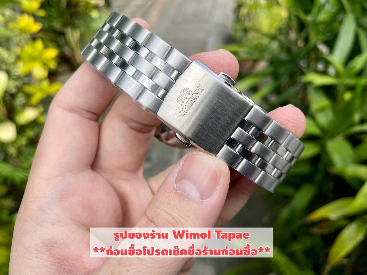 Orient Contemporary Mechanical รุ่น RA-AC0F01B หน้าดำ สายสแตนเลส (ประกันศูนย์ไทย)