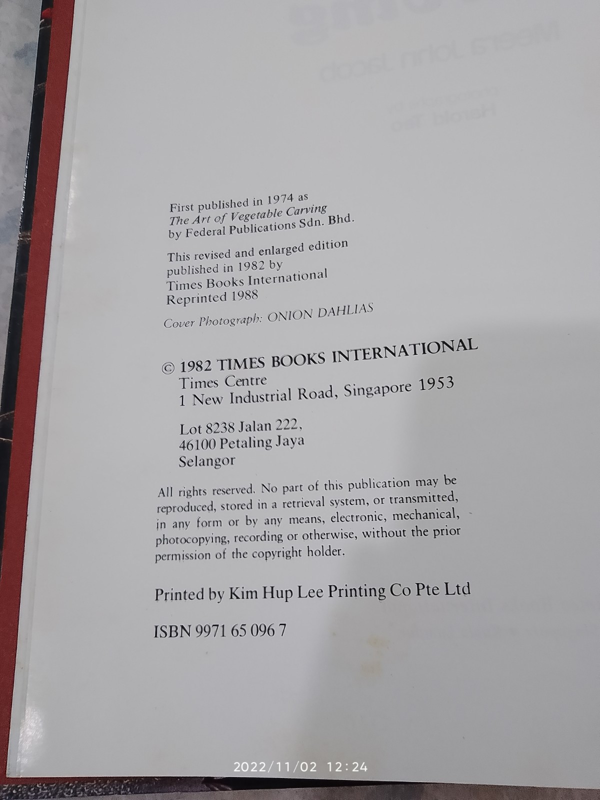 Fruit and Vegetable Caruing / Meera John Jacob