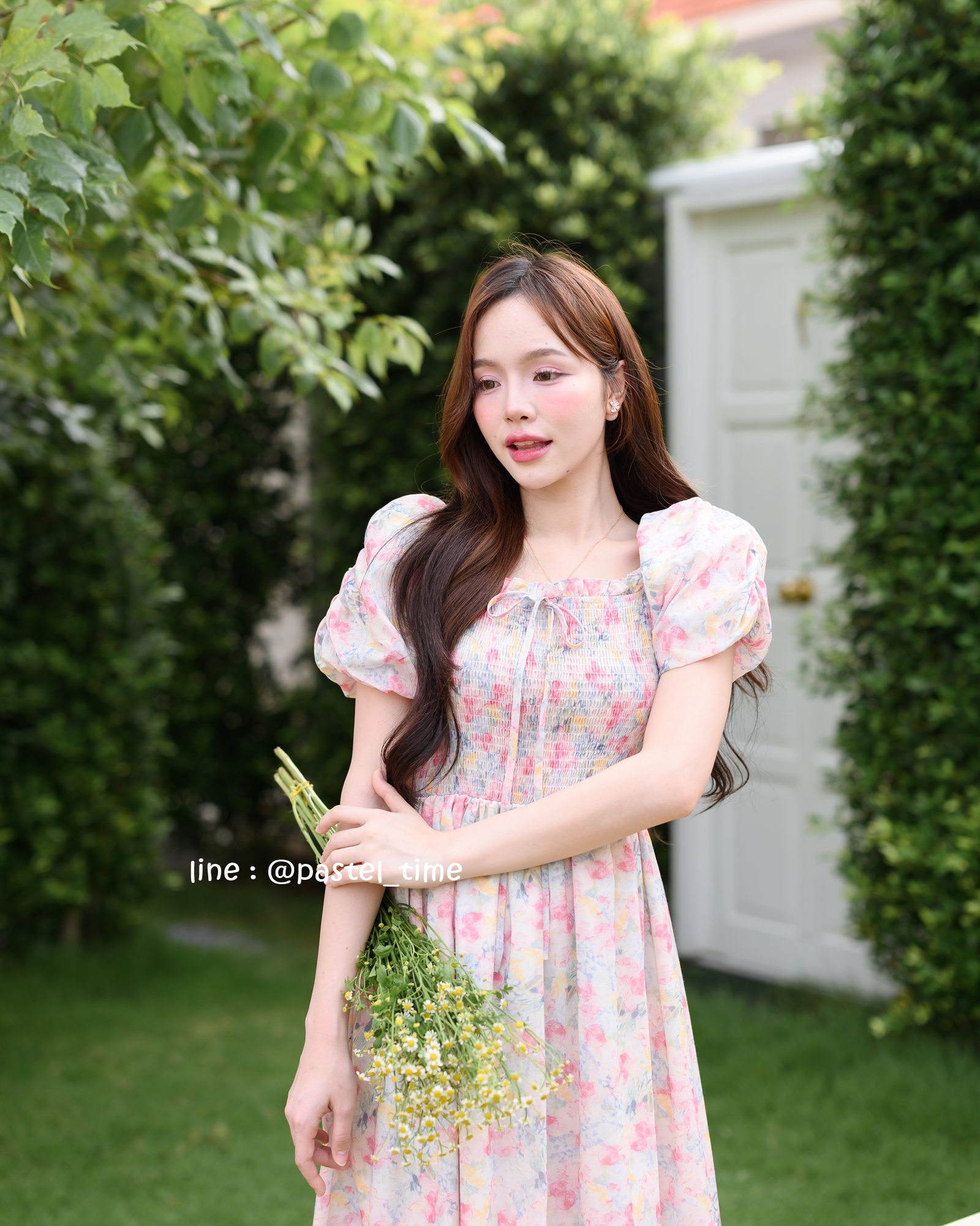 Fiore Smock Midi Dress