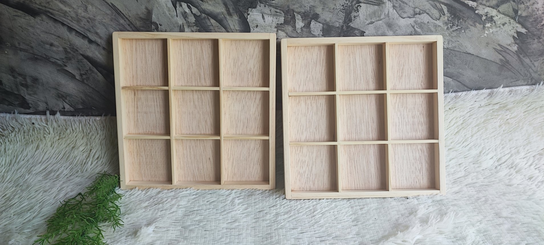 งานถาดไม้สน