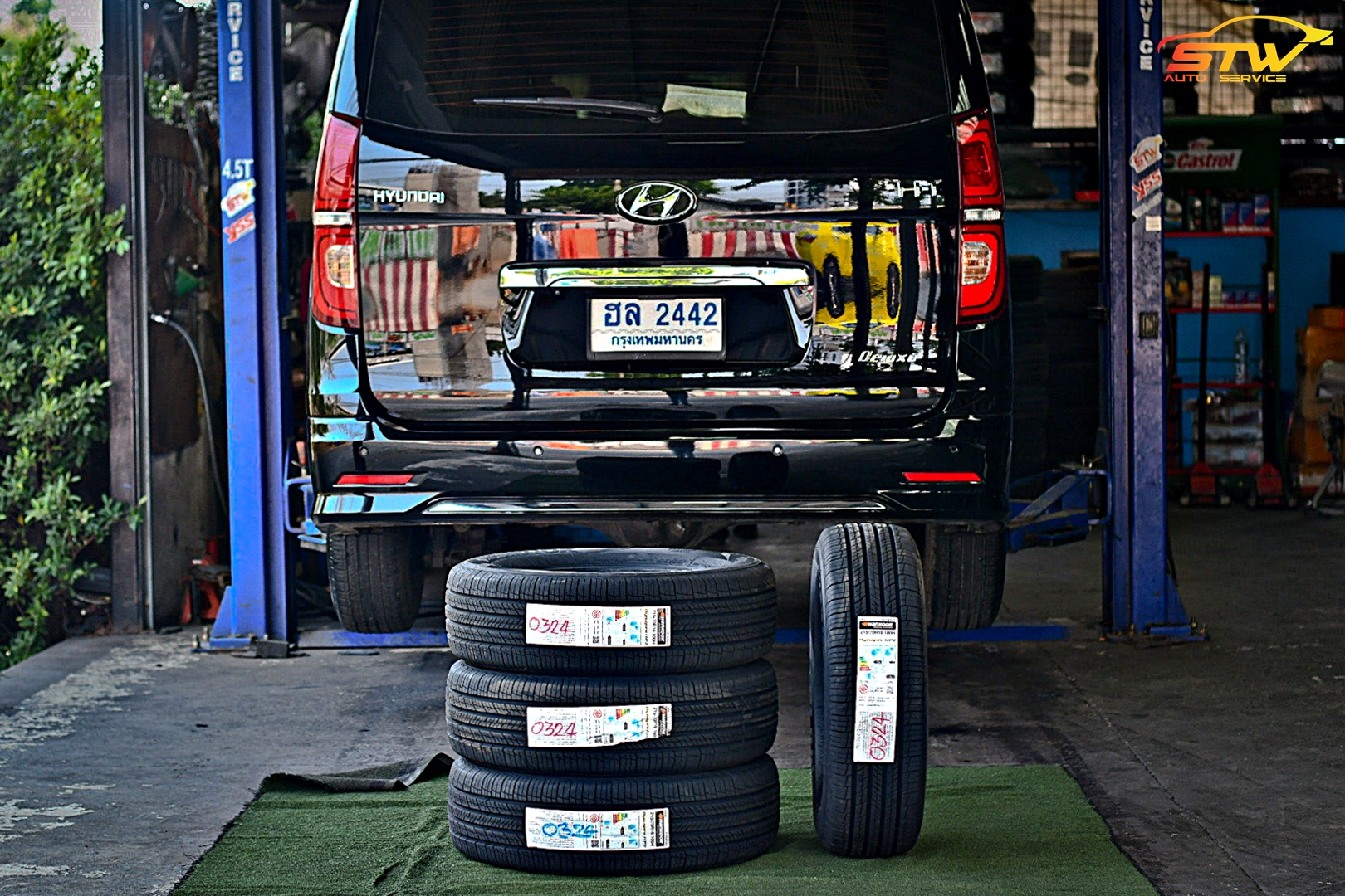 ยาง HANKOOK Dynapro HP2 (RA33) 215/70R16 100H ติดตั้งใส่ HYUNDAI H1