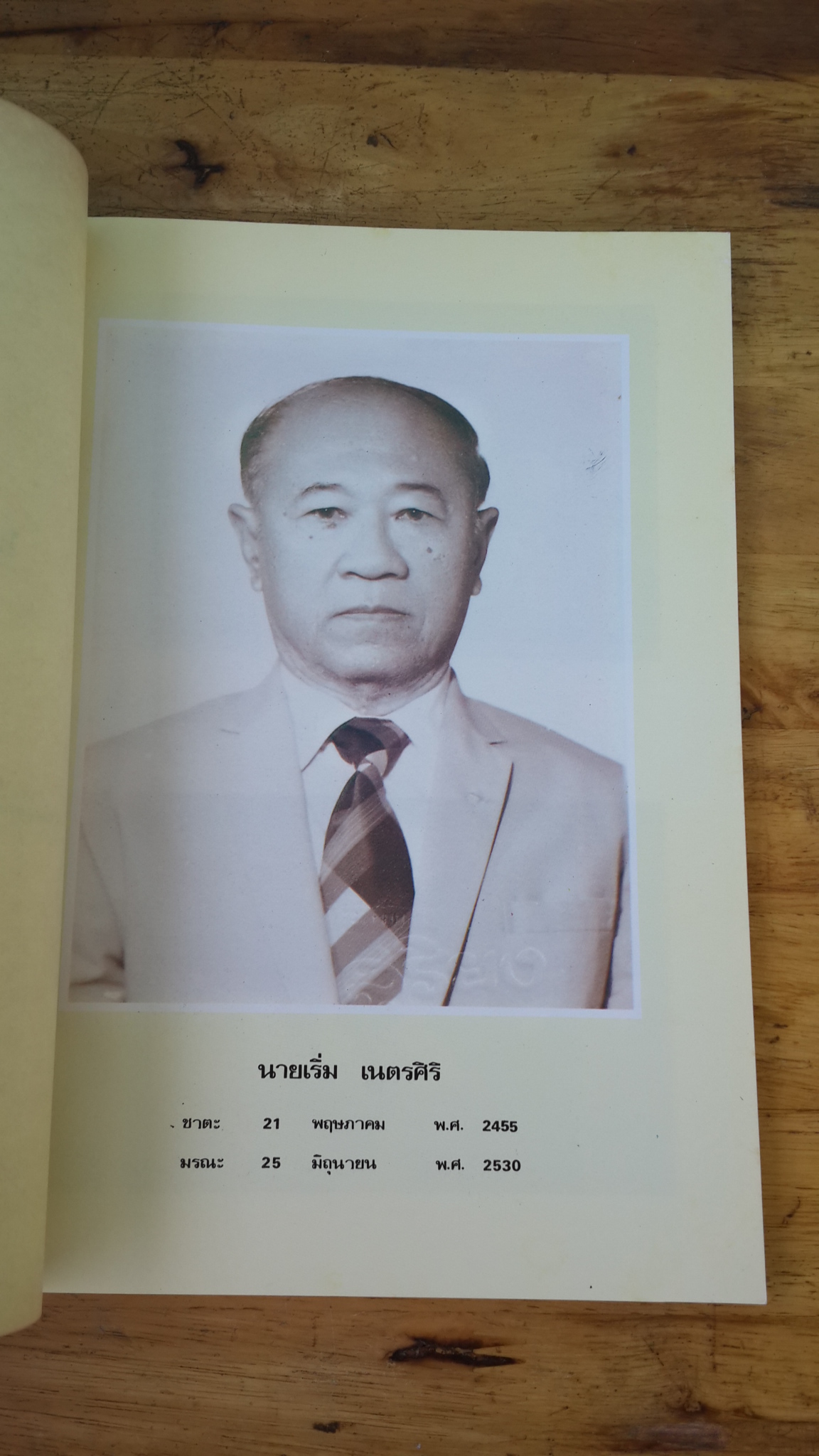 อนุสรณ์ในงานพระราชทานเพลิงศพ นายเริ่ม เนตรศิริ