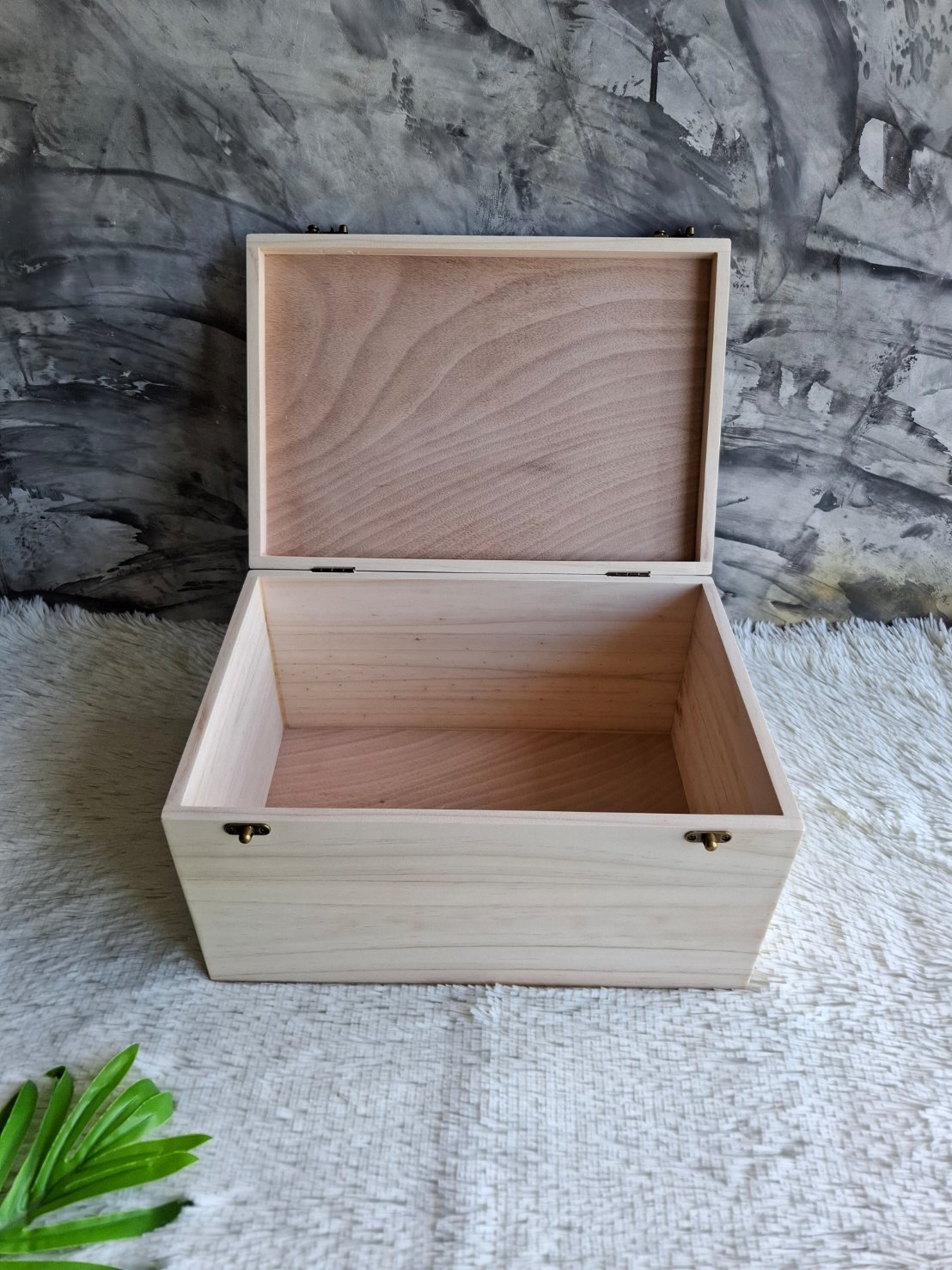 กล่องไม้แบบฝาล็อค