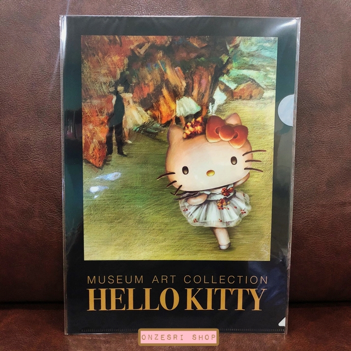 แฟ้ม A4 Hello Kitty Museum Art Collection (Limited) แบบภาพเขียน L'Etoile / Edgar Degas