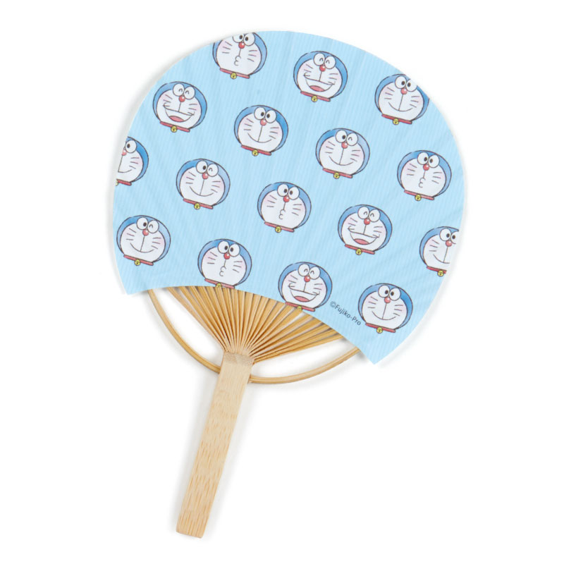Fan Card from Sanrio Japan พัดกระดาษลาย Doraemon พร้อมซอง มีกระดาษโน้ต สามารถเขียนข้อความได้ ขนาด 17 x 11.5 ซม.