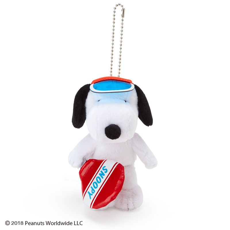 พวงกุญแจตุ๊กตา Snoopy Tennis - Peanuts 50 Years in Japan ขนาด 12 x 8 ซม.