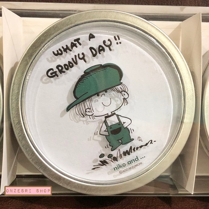 Set กล่องใส่ของด้านหลังเป็นแม่เหล็ก Ado Mizumori meets niko and ... มี 3 ใบในเซ็ต ลายน่ารัก ขนาด 3.5 x 9.2 ซม.