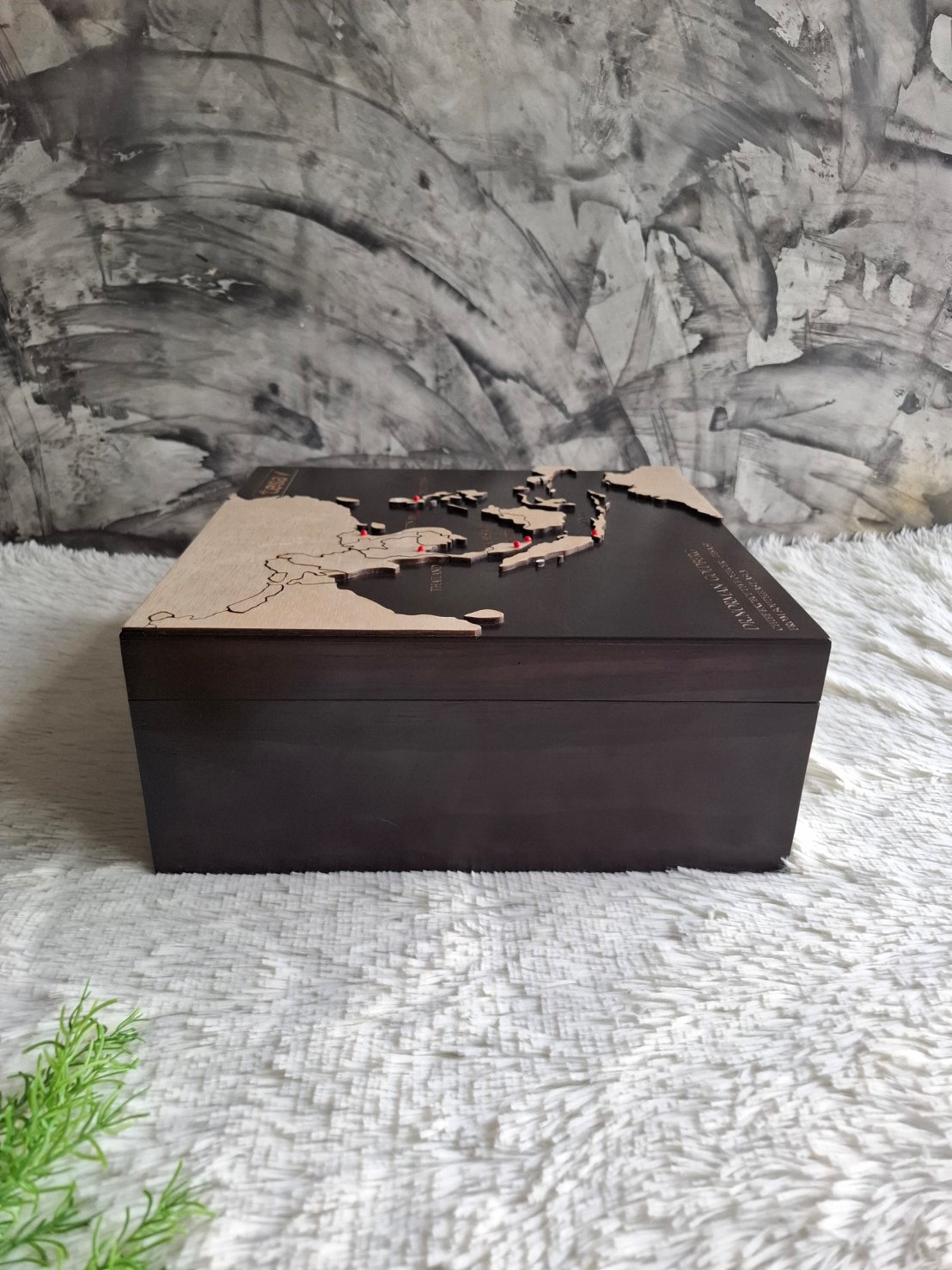 กล่องไม้ใส่ชุดชา