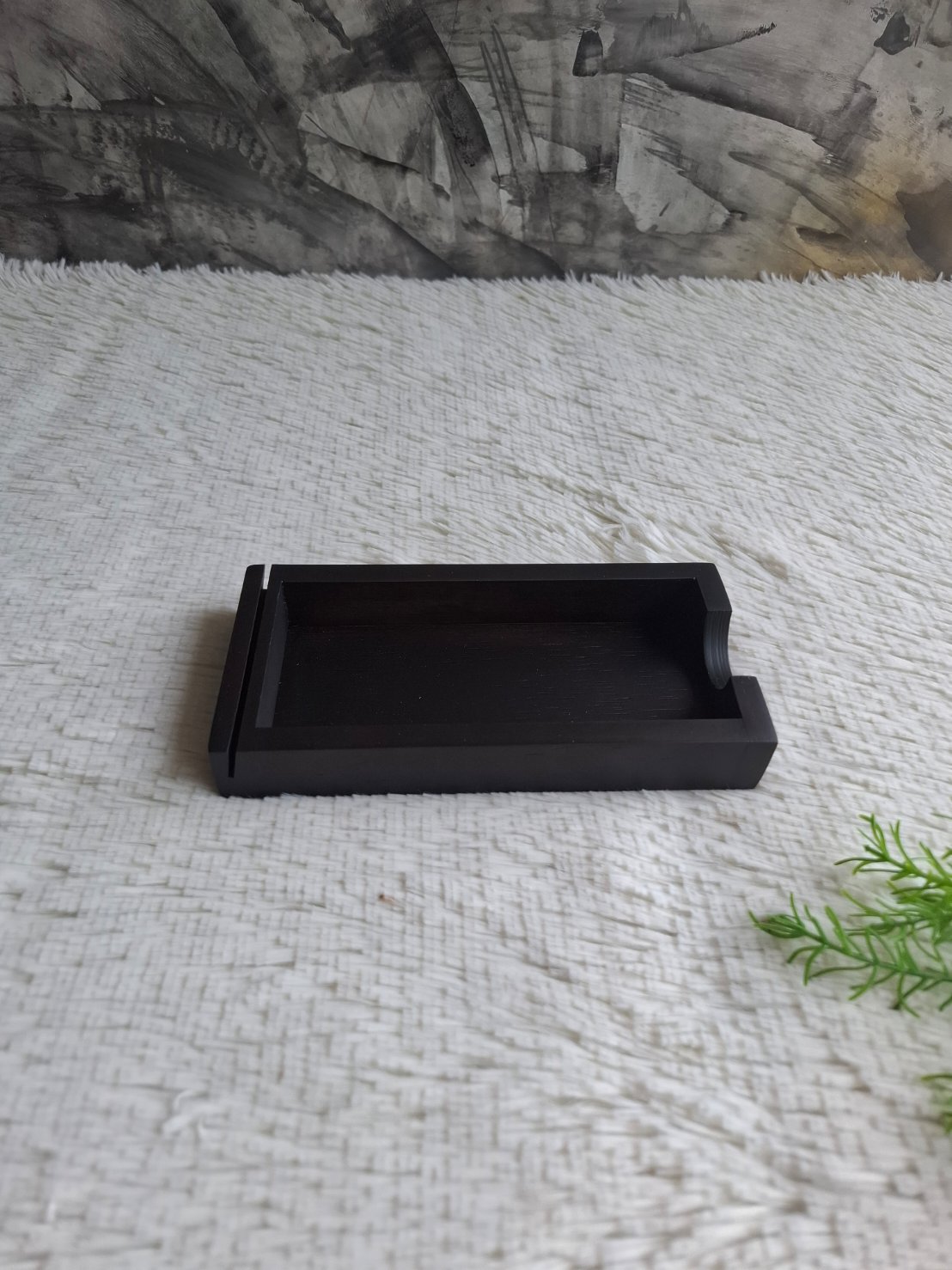 ถาดไม้เสียบกระดาษ