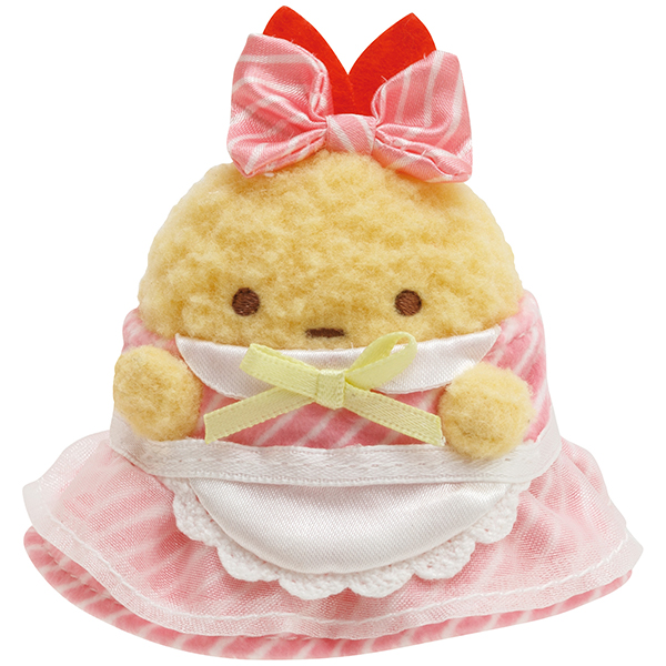 ตุ๊กตาตัวเล็ก Sumikko Gurashi Shippo's Dinerไซส์ ss แบบหางกุ้งเทมปุระ ขนาด 5.5 x 5 x 4 ซม.