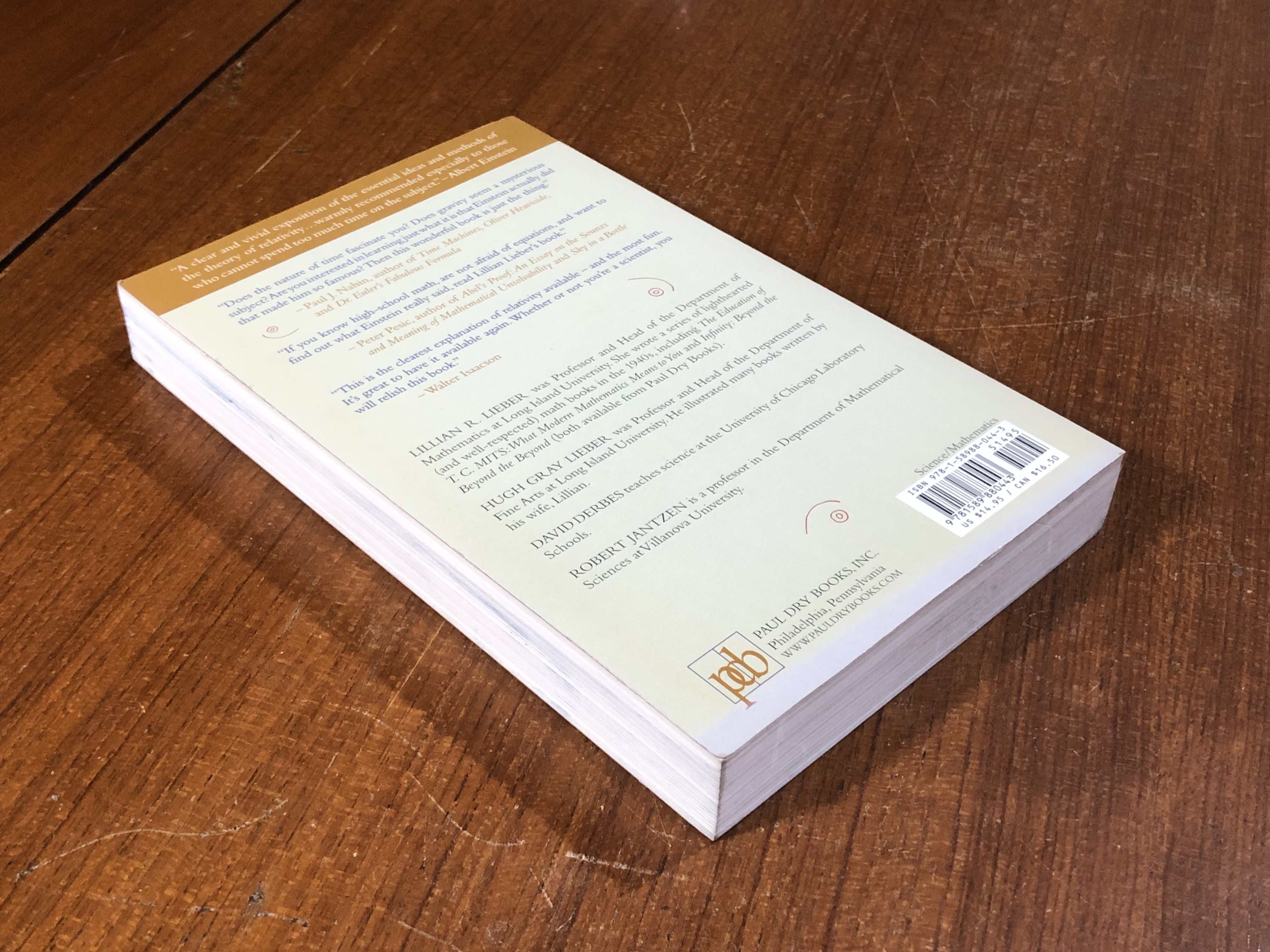 THE EINSTEIN THEORY OF RELATIVITY / LILLIAN R. LIEBER