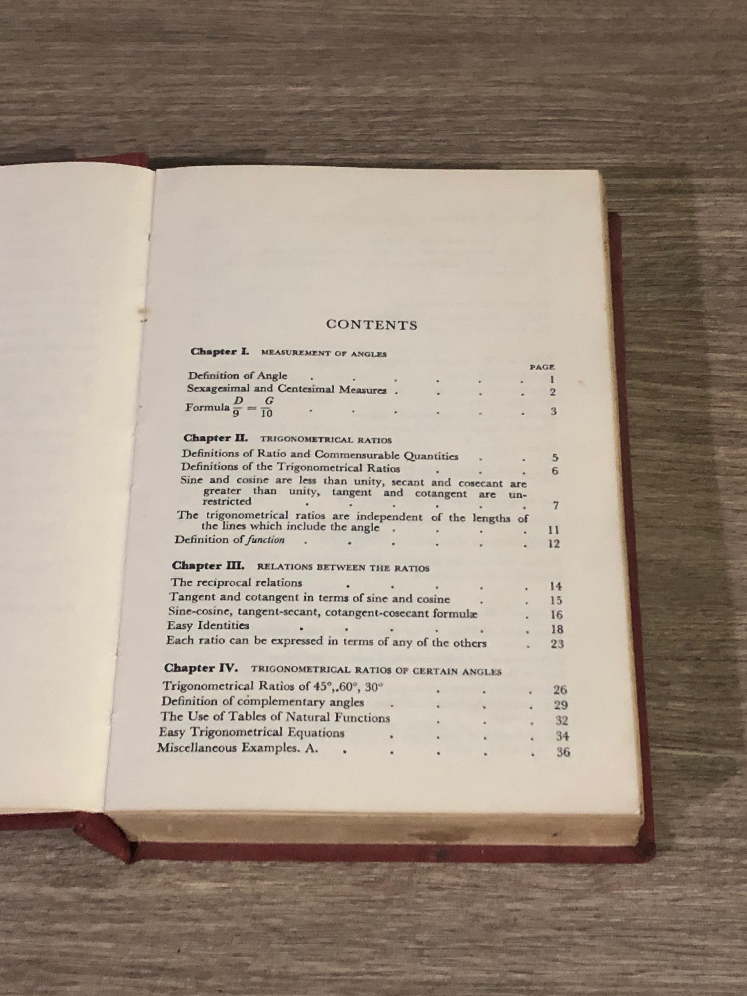 ELEMENTARY TRIGONOMETRY / HALL & KNIGHT