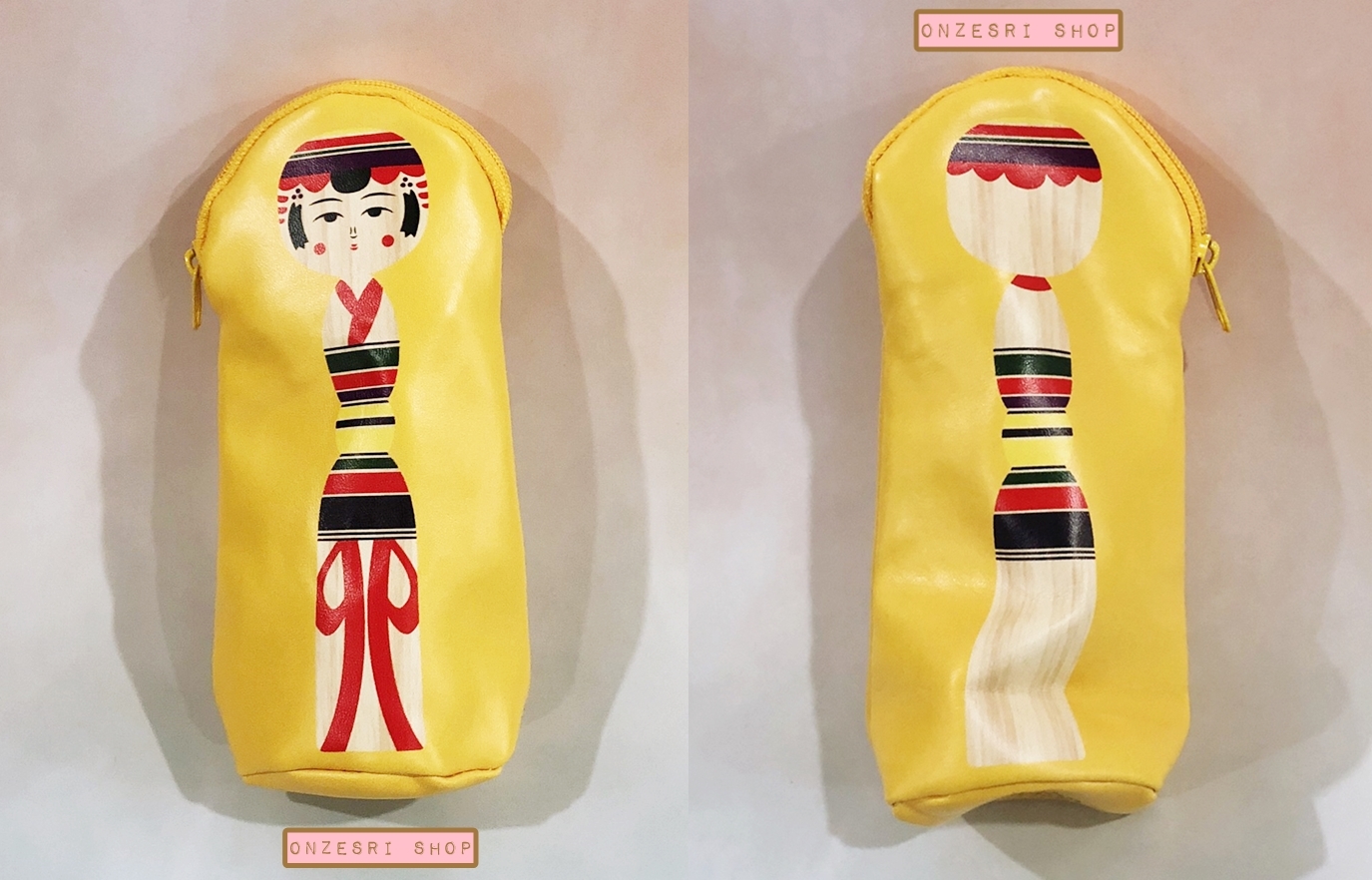 กระเป๋า Japanese Kokeshi Doll Mini Pouch 3 ขนาด มี 6 แบบให้เลือก