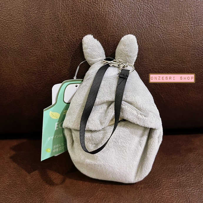 กระเป๋า Studio Ghibli Eco Bag แบบ My Neighbor Totoro พับได้ พกพาสะดวก ตรงที่เก็บเป็นตัวการ์ตูนน่ารัก ขนาด 43 x 27 x 20 ซม.