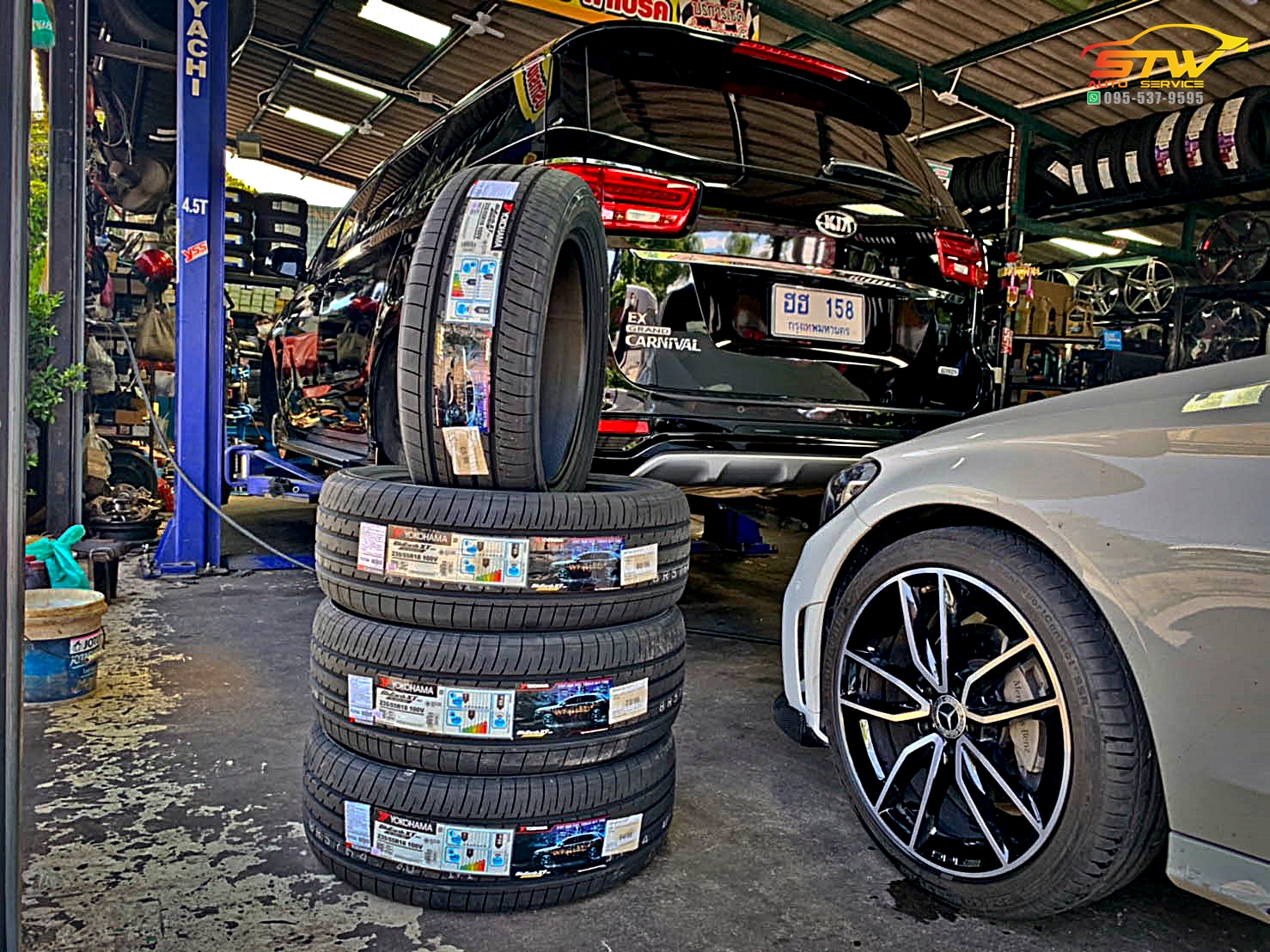 ยางใหม่ YOKOHAMA BluEarth-XT AE61 235/55R18