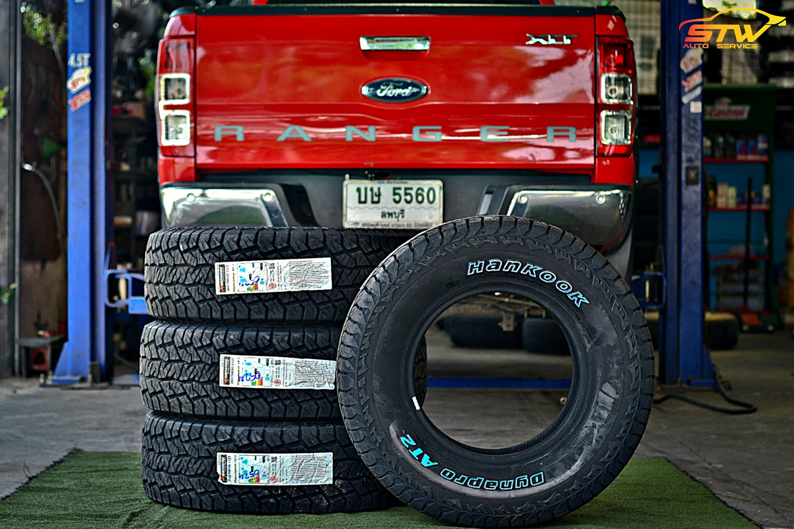 ยาง HANKOOK Dynapro AT2 (RF11) 265/70R16 112T ติดตั้งใส่ FORD RANGER
