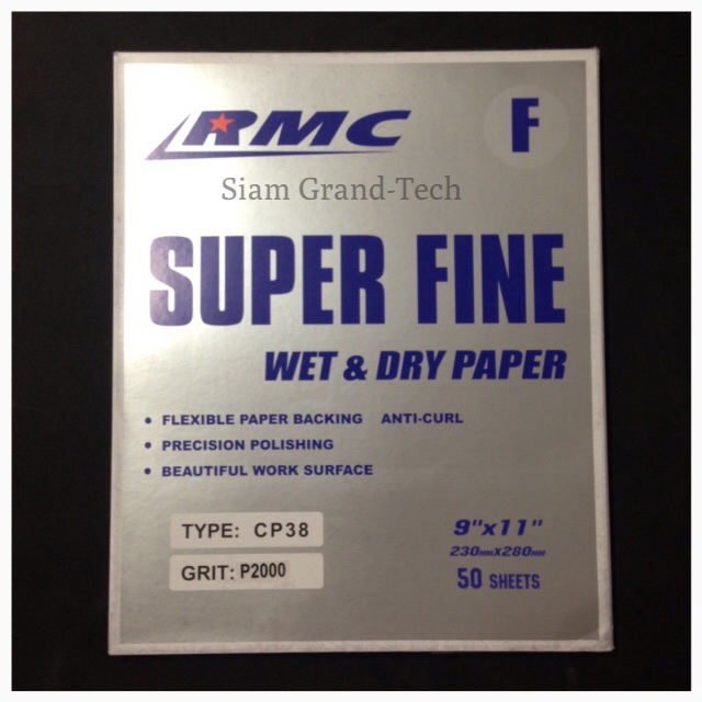 กระดาษทราย RMC CP38 Wet&Dry