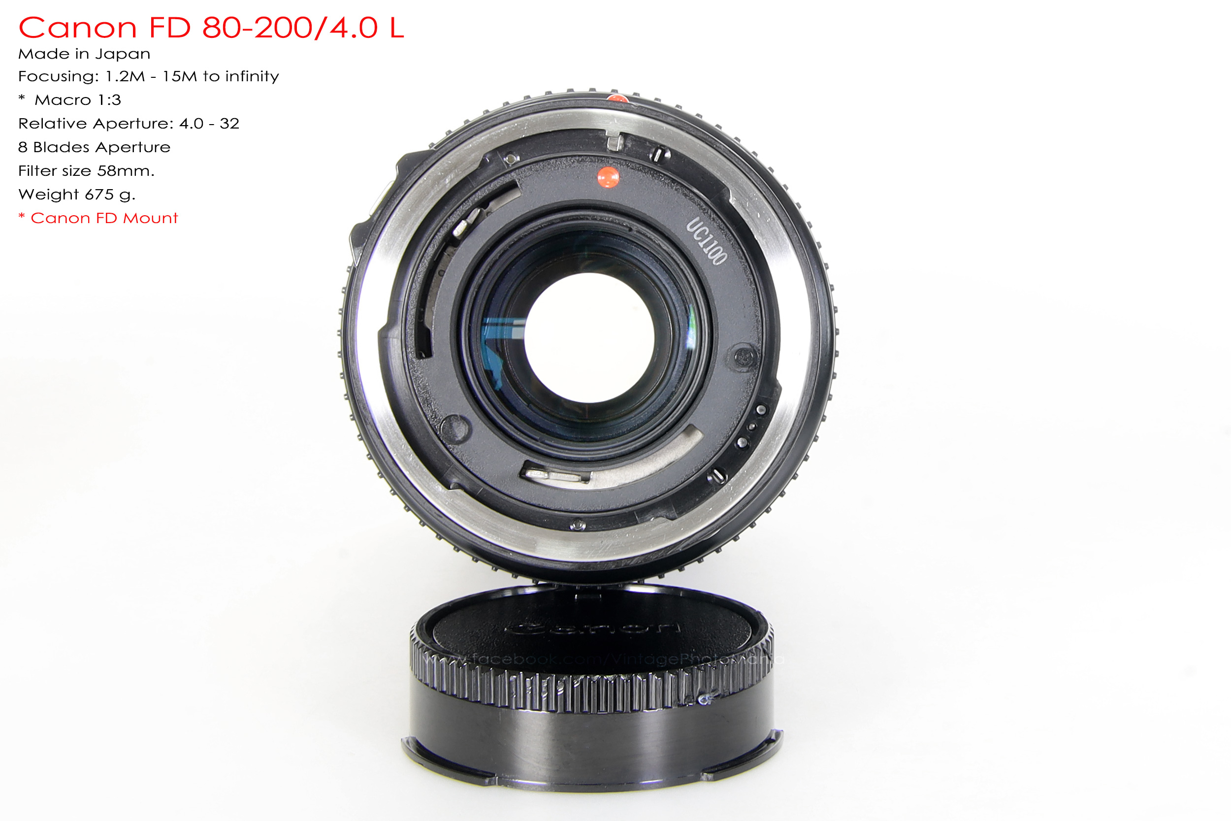 Canon FDn 80-200/4.0 L เลนส์มือหมุนเกรดโปร L รุ่นแรกๆของ Canon