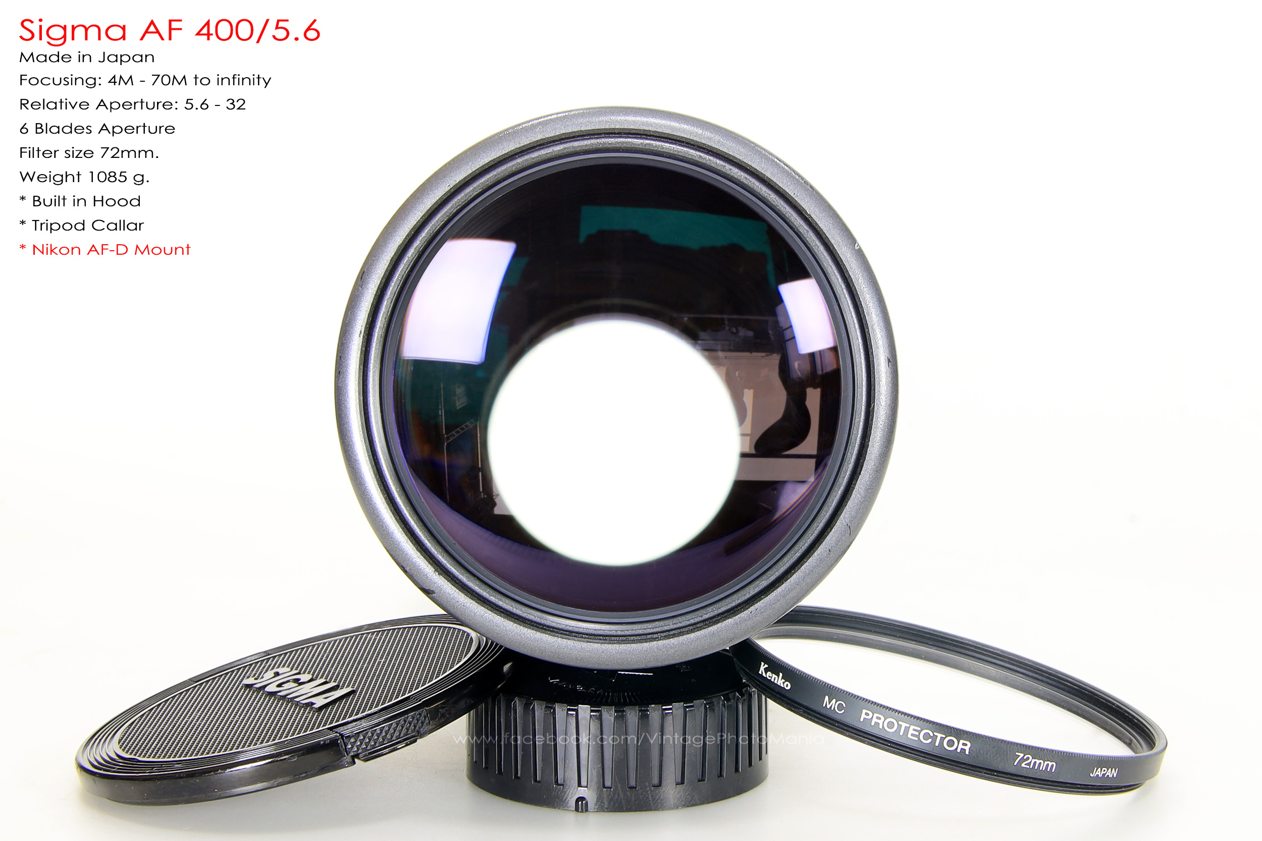 Sigma AF 400/5.6 *Nikon AF-D Mount เลนส์ซูมซูเปอร์เทเลสายถ่ายนกเอฟกว้าง