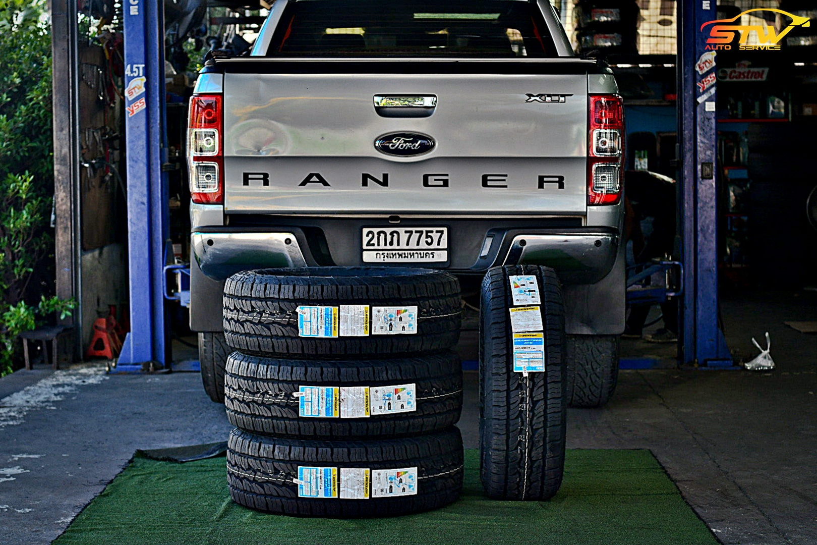 ยาง DUNLOP GRANDTREK AT5 265/65R17 112S ติดตั้งใส่ FORD RANGER
