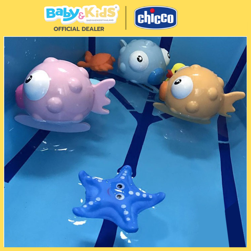 Chicco อุปกรณ์สำหรับวัดอุณหภูมิน้ำ Bath Thermometer – Orange