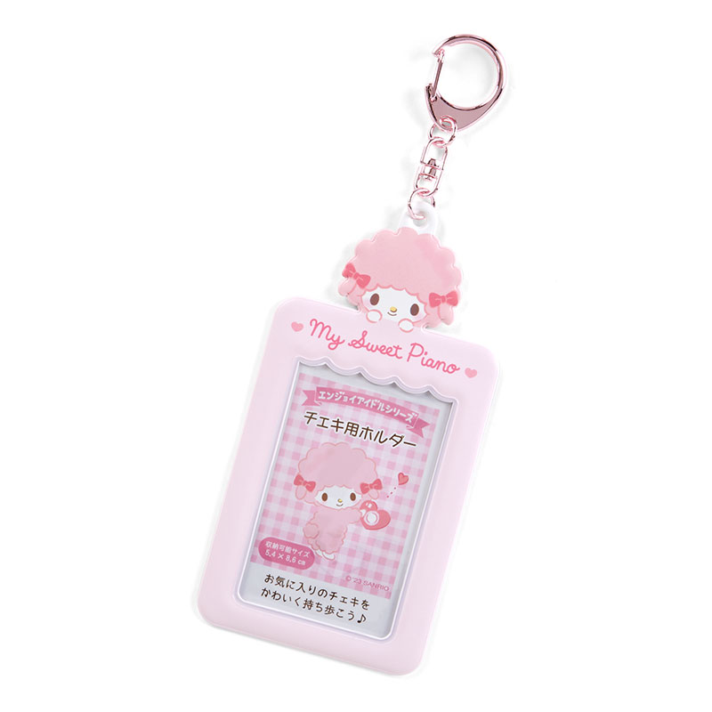 พวงกุญแจเฟรมการ์ด/โพลารอยด์/รูป/บัตร ของแท้จาก Sanrio Japan ขนาด 7.4 x 0.3 x 14.2 ซม. ทำจาก PVC มี 7 แบบให้เลือก