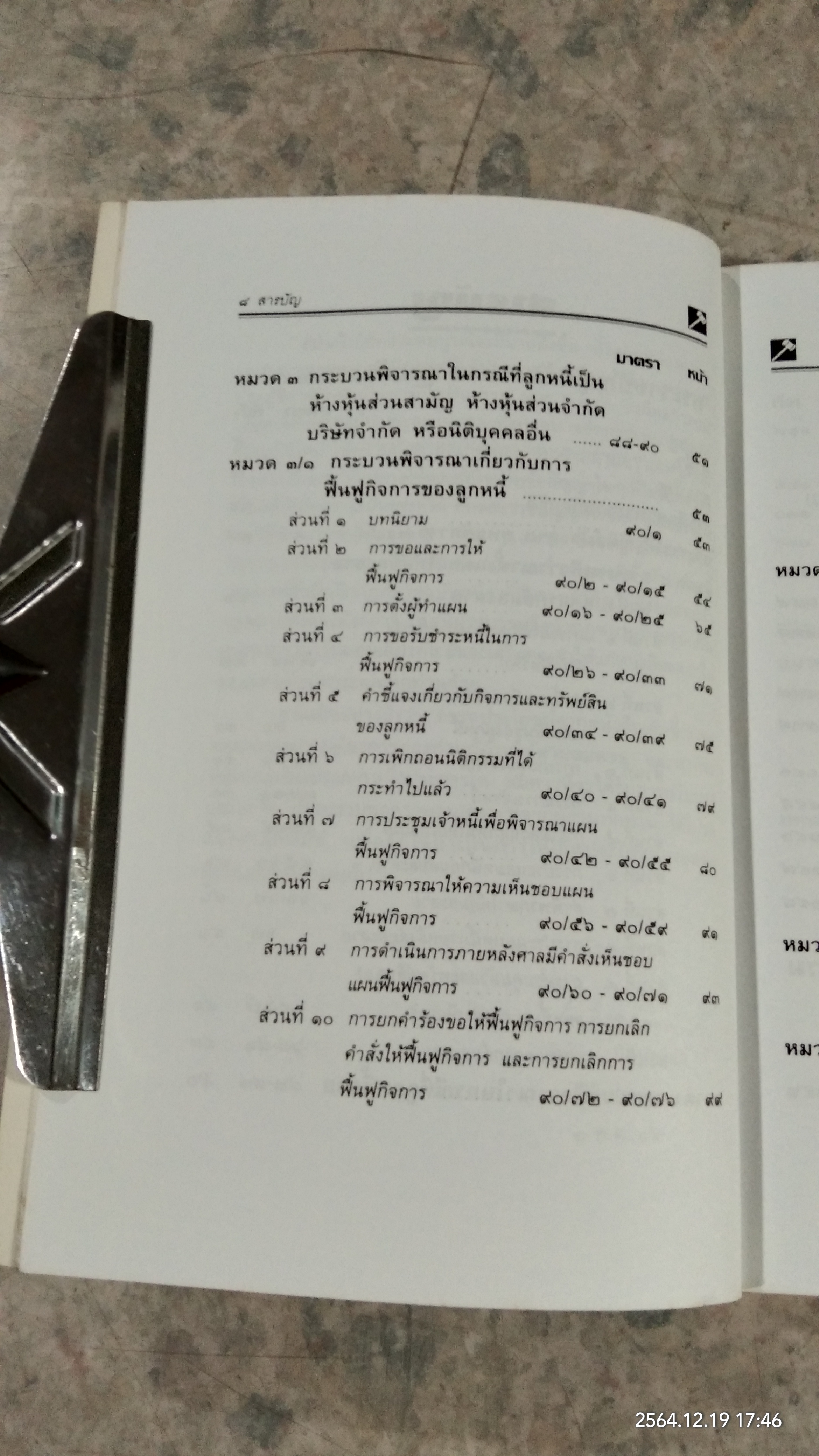 พระราชบัญญัติล้มละลาย / พิชัย นิลทองคำ