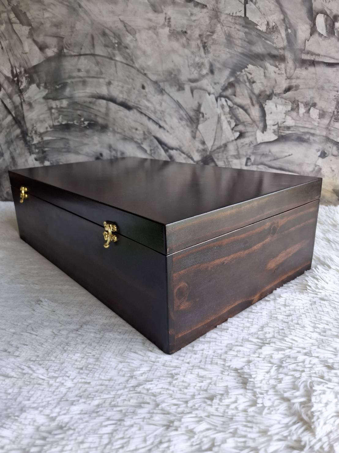 กล่องไม้แบ่งช่อง 10 ช่อง