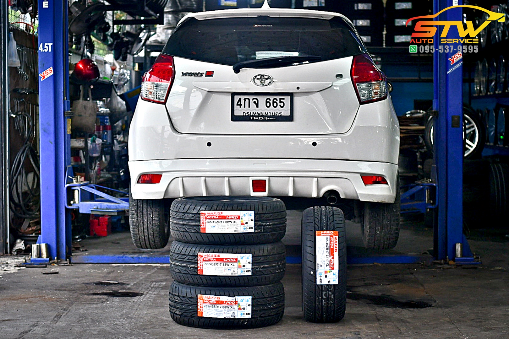 ยางใหม่ MAXXIS VICTRA i PRO 205/45R17 88W