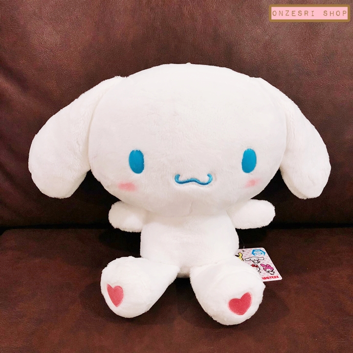 ตุ๊กตา Sanrio Heart แบบ Cinnamoroll ตรงเท้ามีรูปหัวใจ ขนาด 30 x 40 ซม.