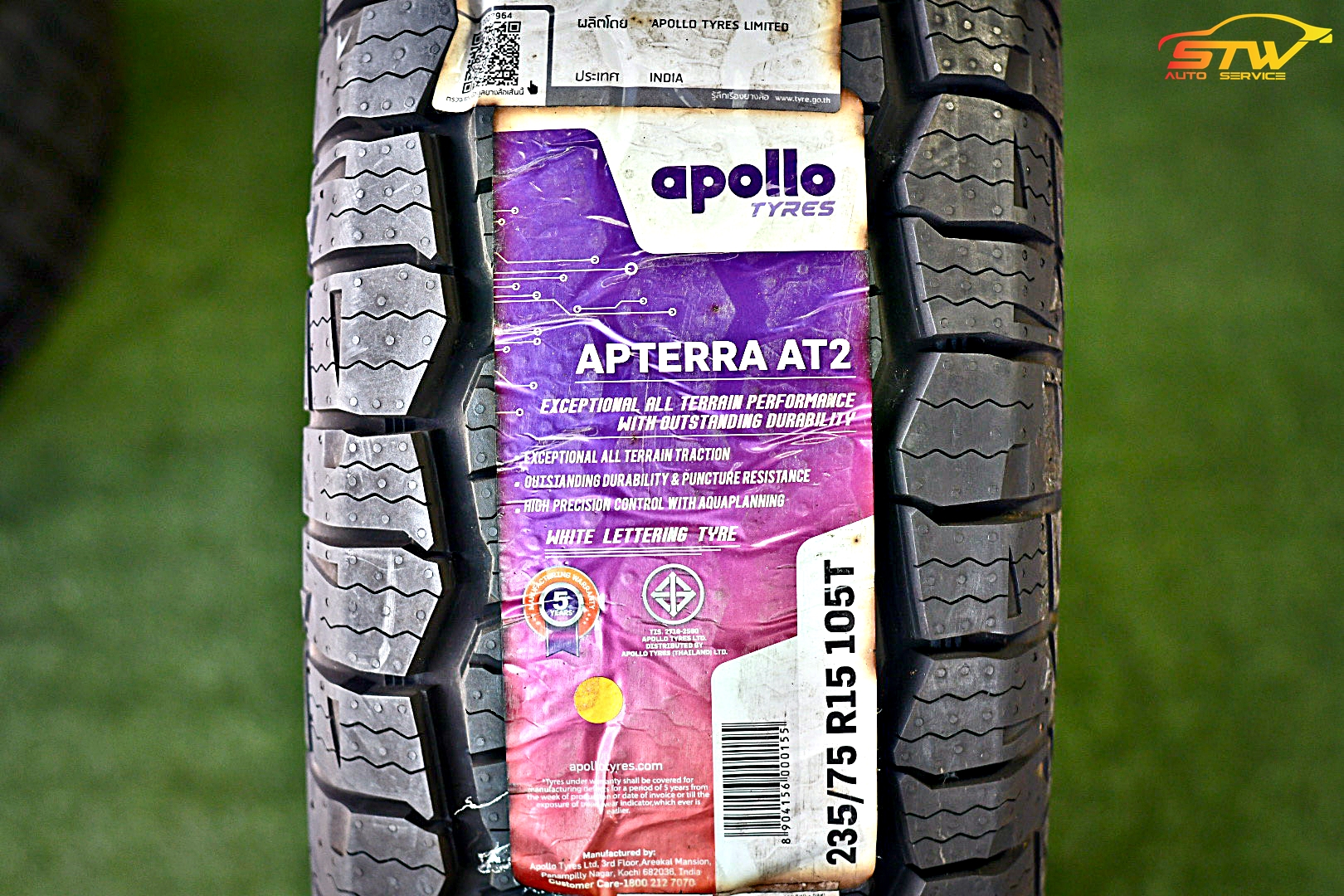 ยาง APOLLO Apterra AT2 235/75R15 105T ติดตั้งใส่ ISUZU D-MAX