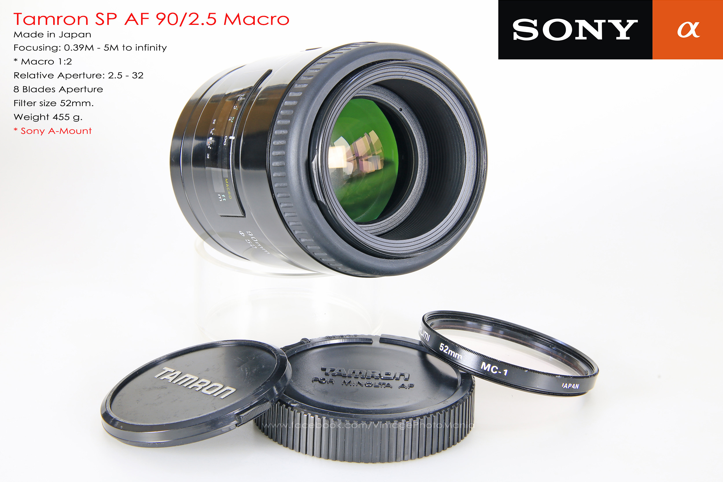 Tamron SP AF 90/2.5 Macro *Sony A-Mount