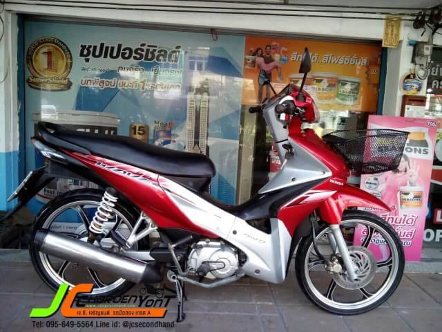 รถยอดฮิต HONDA WAVE 110I (สตาร์ทมือ) ปี 52 เครื่องดีเงียบๆ สตาร์ทติดง่าย ไม่ดัง ควันไม่ไหล ชุดสีเดิมแท้ทั้งคัน