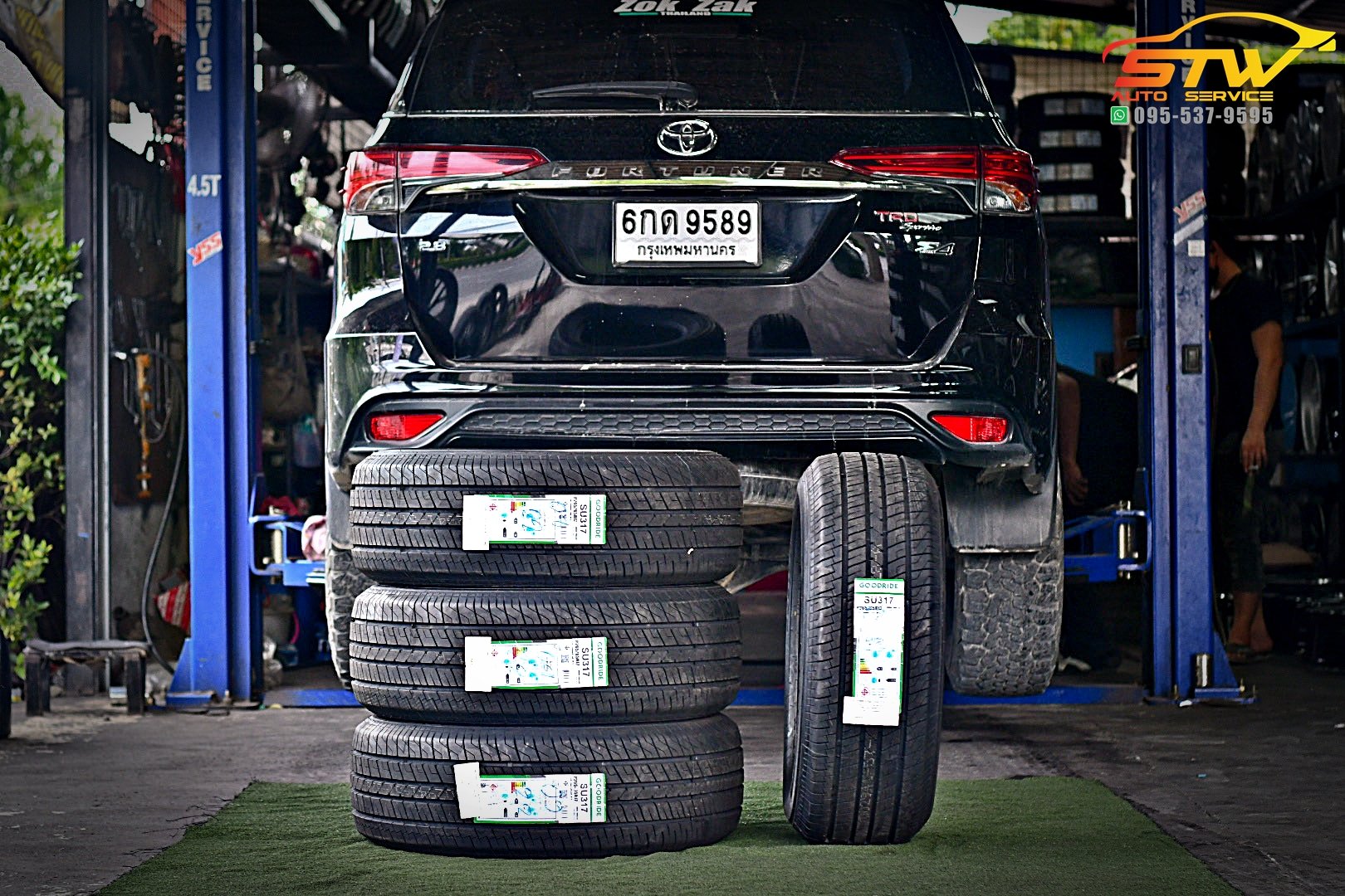 เปลี่ยนยาง TOYOTA FORTUNER GOODRIDE SU317 265/65R17 112H