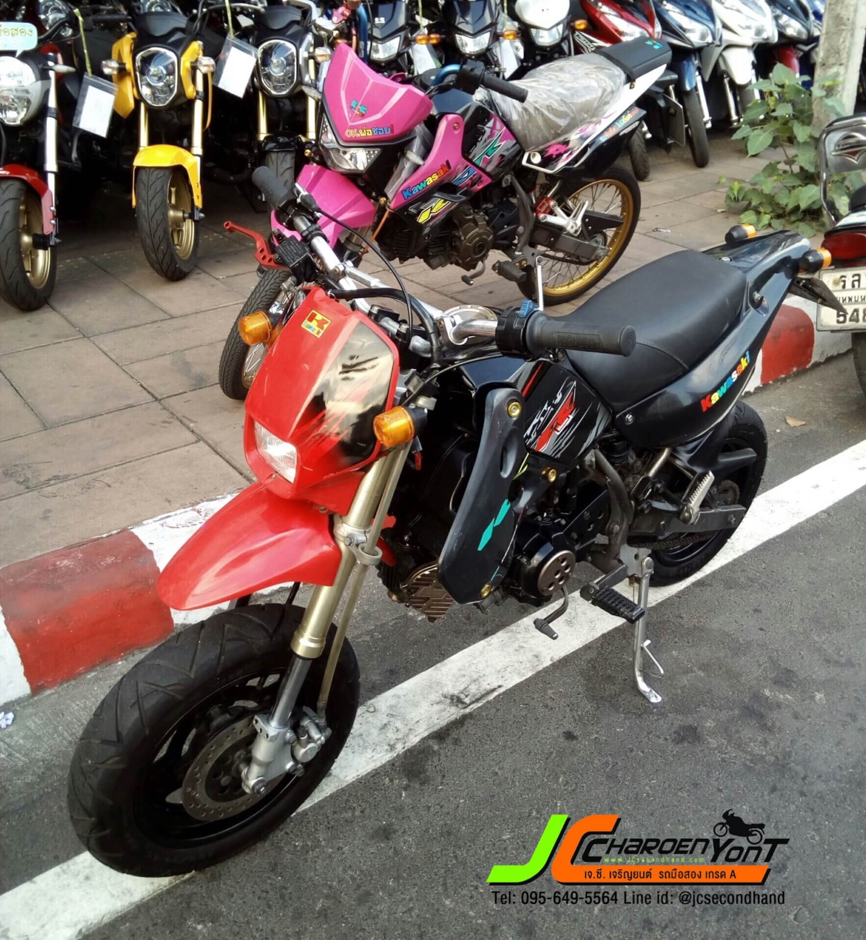 มาใหม่กันอีกคันกับวิบากราคาถูก KAWASAKI KSR จดทะเบียนกลางปี53โฉมเก่าตัวสุดท้าย เครื่องดีเดิม