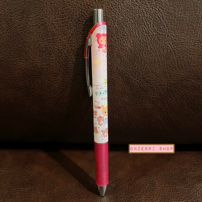 ดินสอกด Pentel Energel (Energize) Rilakkuma's Fairy Tales แท่งสีขาวแดง หัว 0.5