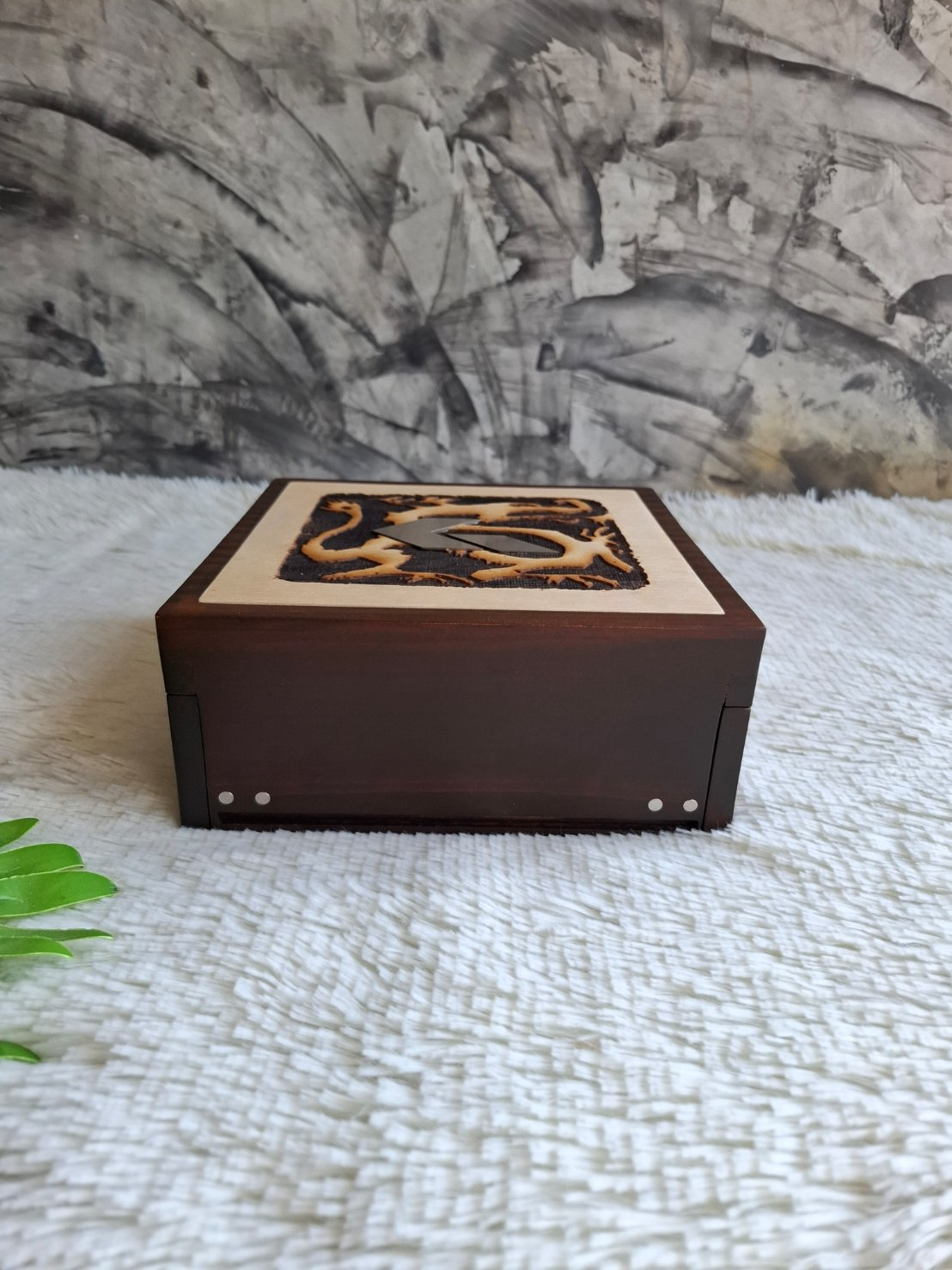 กล่องไม้ใส่แว่นตา