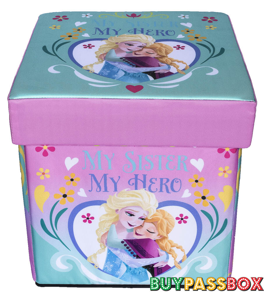 เก้าอี้กล่องเก็บของ 2in1 สตูล FROZEN
