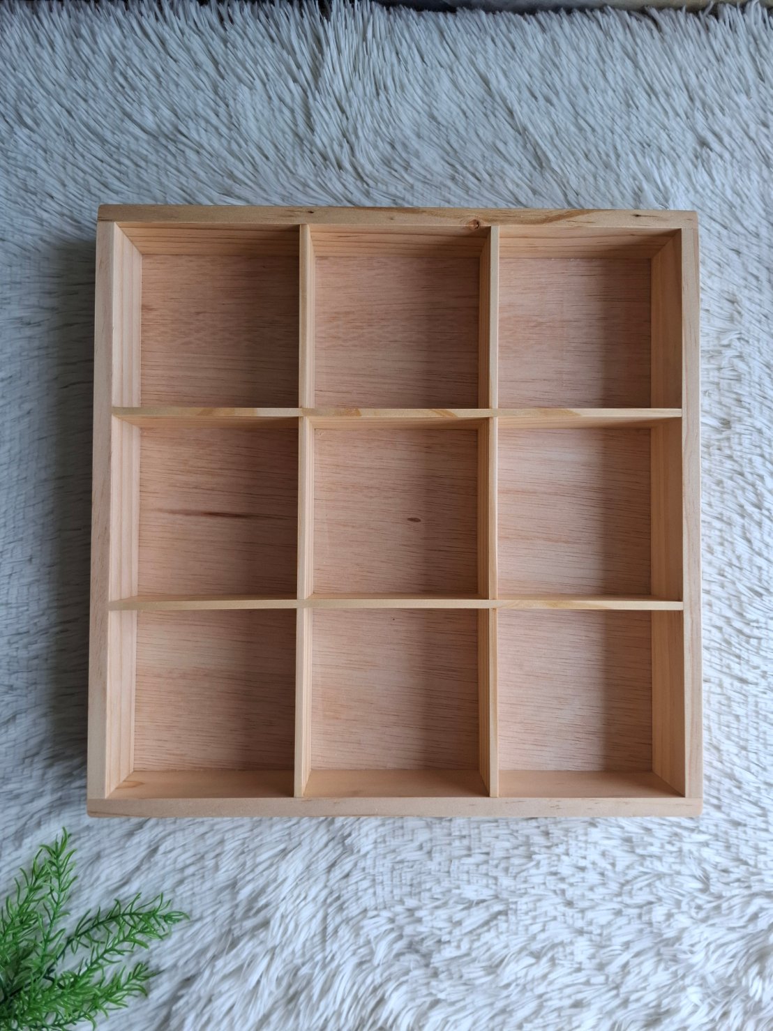 ถาดไม้แบ่งช่อง