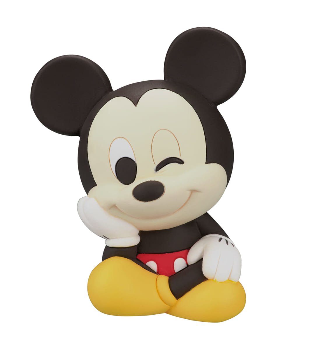 โมเดล Disney Characters A little sitting Soft Vinyl Figure ขนาดสูง 6 ซม. กว้าง 3 ซม. ตัวใหญ่ น่ารัก ตั้งได้ มี 4 แบบให้เลือก (สีจริงจะไม่ขาวเท่ารูปในเว็บนะคะ อย่างแมวมารีจะออกแนวสีครีม ๆ หน่อย)