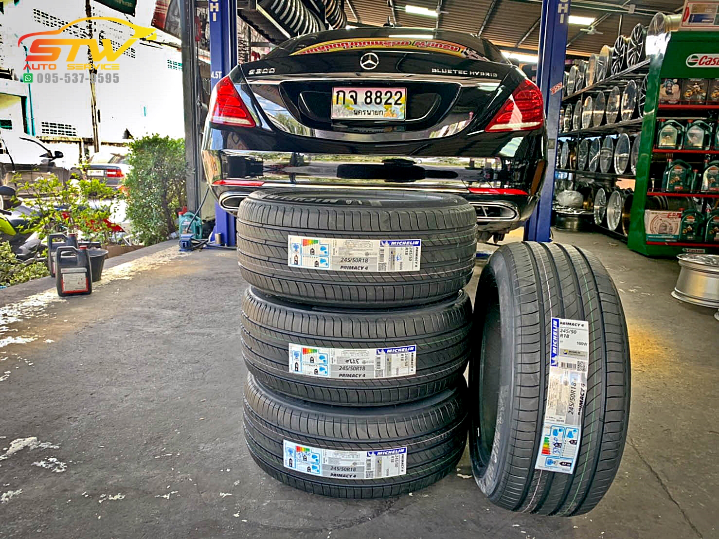 ยางใหม่ MICHELIN Primacy4 245/50R18 100W