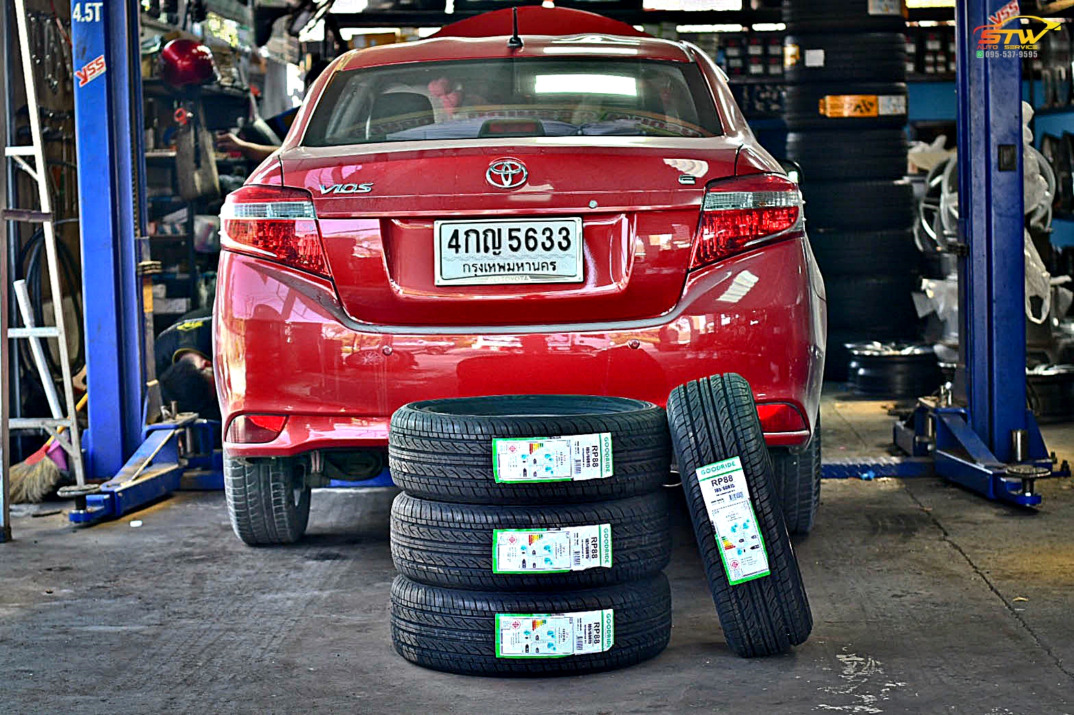 ยางใหม่ GOODRIDE RP88 185/60R15 84H