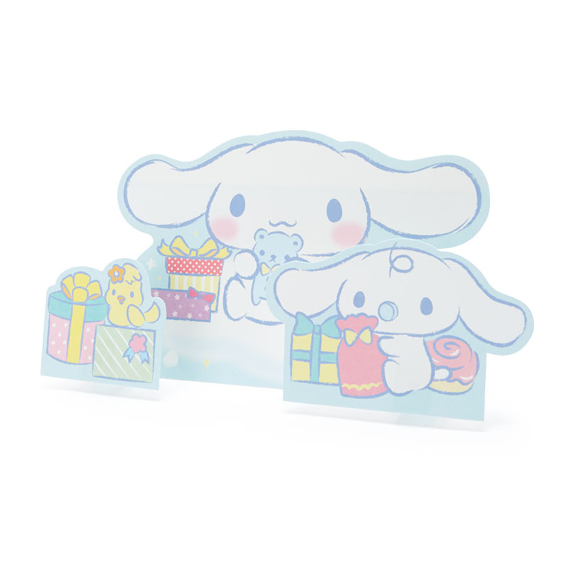 การ์ดเปล่า Sanrio & Seal Card แบบ Cinnamoroll สามารถเขียนด้านในได้ มีสติกเกอร์น่ารักให้แปะได้ 1 แผ่น มาพร้อมซองลายน่ารักเข้ากัน ขนาดประมาณ 16.2 x 11 ซม.