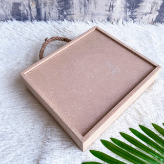 กล่องไม้ MDF.ฝาสไลด์