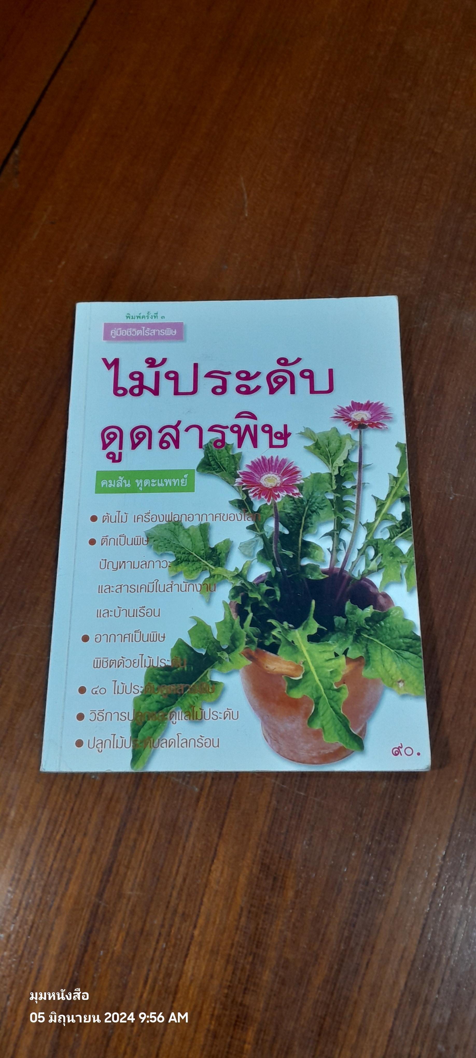 ไม้ประดับดูดสารพิษ ( มีรอยขีดเขียนด้านใน ) / คมสัน หุตะแพทย์